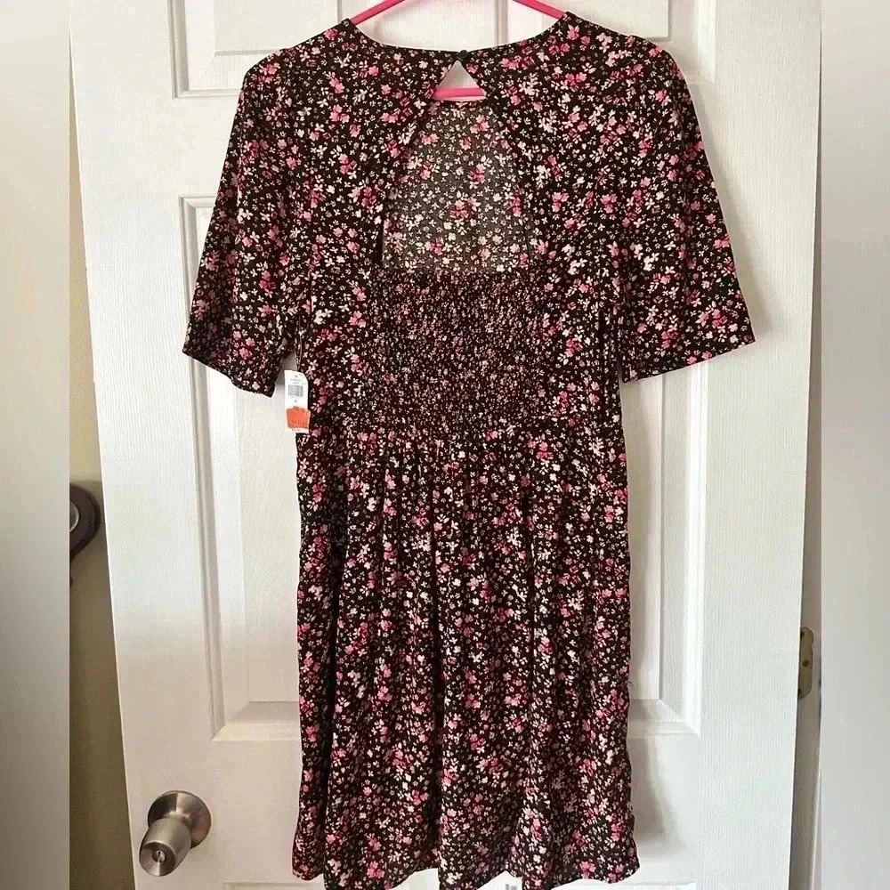 Old Navy medium Floral fall dress with back cutout - Picture 2 of 5